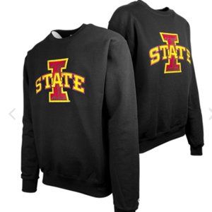 Iowa State Sweatshirt size M black with 3-D embroidery